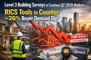 Level 3 Building Surveys in Cautious Q2 2026 Markets: RICS Tools to Counter -26% Buyer Demand Dip
