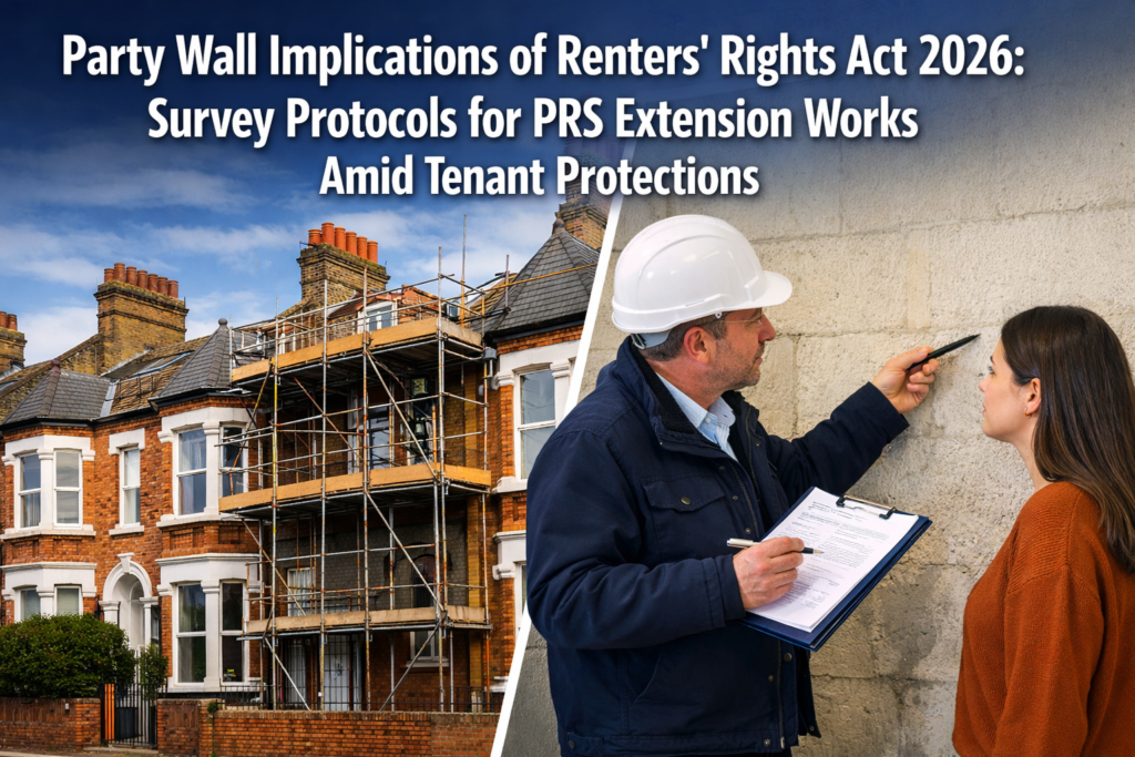 Party Wall Implications of Renters’ Rights Act 2026: Survey Protocols for PRS Extension Works Amid Tenant Protections