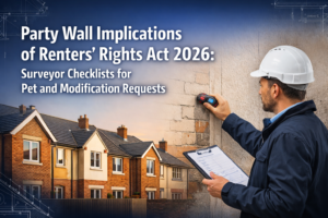 Party Wall Implications of Renters’ Rights Act 2026: Surveyor Checklists for Pet and Modification Requests