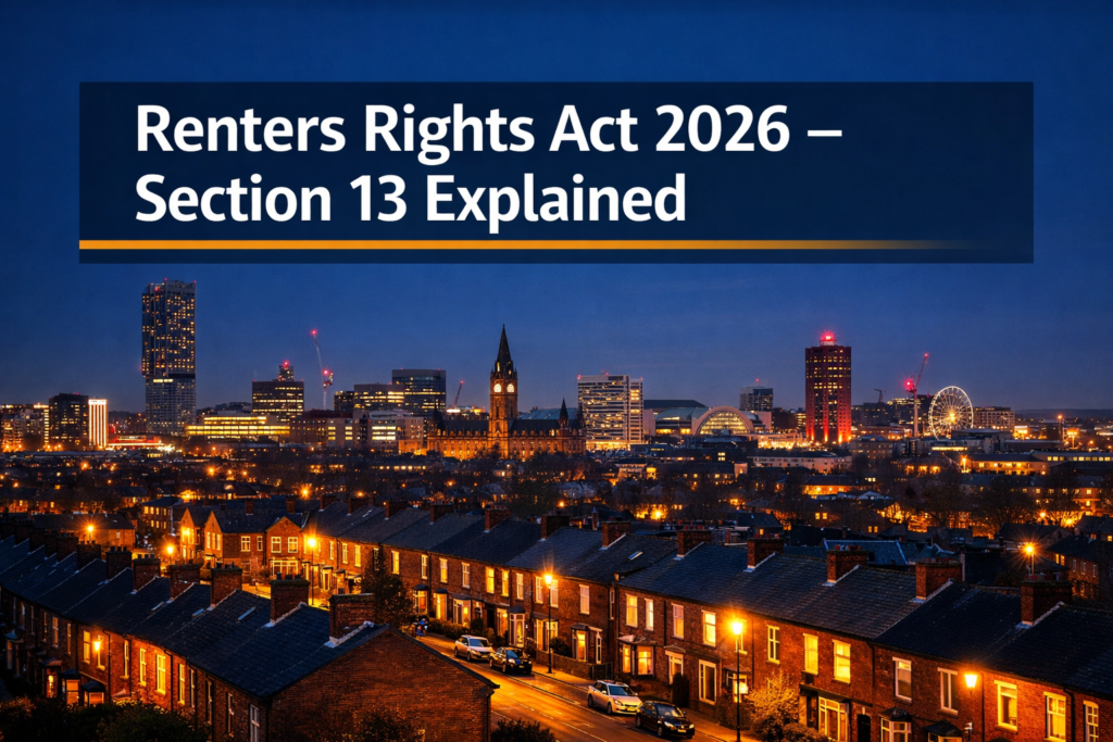 Renters Rights Act 2026 landlords Section 13