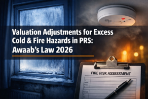 Valuation Adjustments for Excess Cold and Fire Hazards in PRS: Awaab’s Law 2026 Extensions and Surveyor Evidence Standards