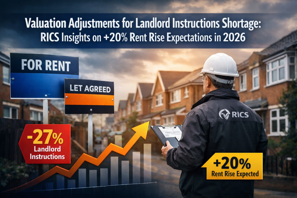 Valuation Adjustments for Landlord Instructions Shortage: RICS Insights on +20% Rent Rise Expectations in 2026