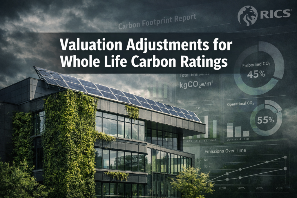 Valuation Adjustments for Whole Life Carbon Ratings: RICS Techniques Post-2025 Sustainability Report