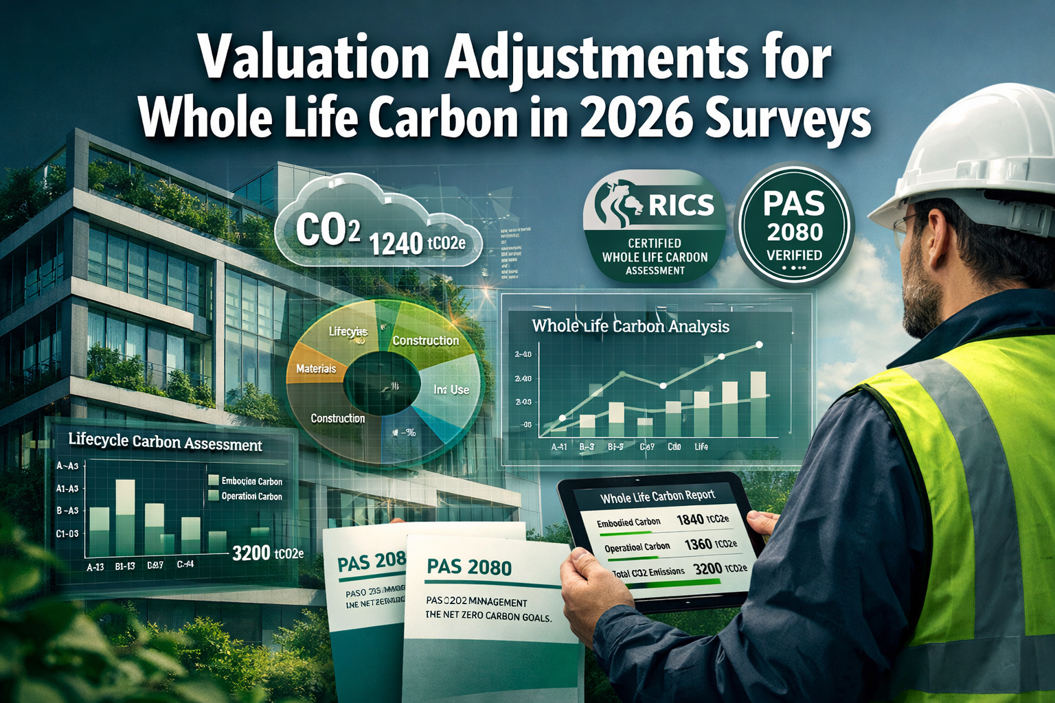 Valuation Adjustments for Whole Life Carbon in 2026 Surveys: Applying RICS 2nd Edition PAS 2080 Protocols