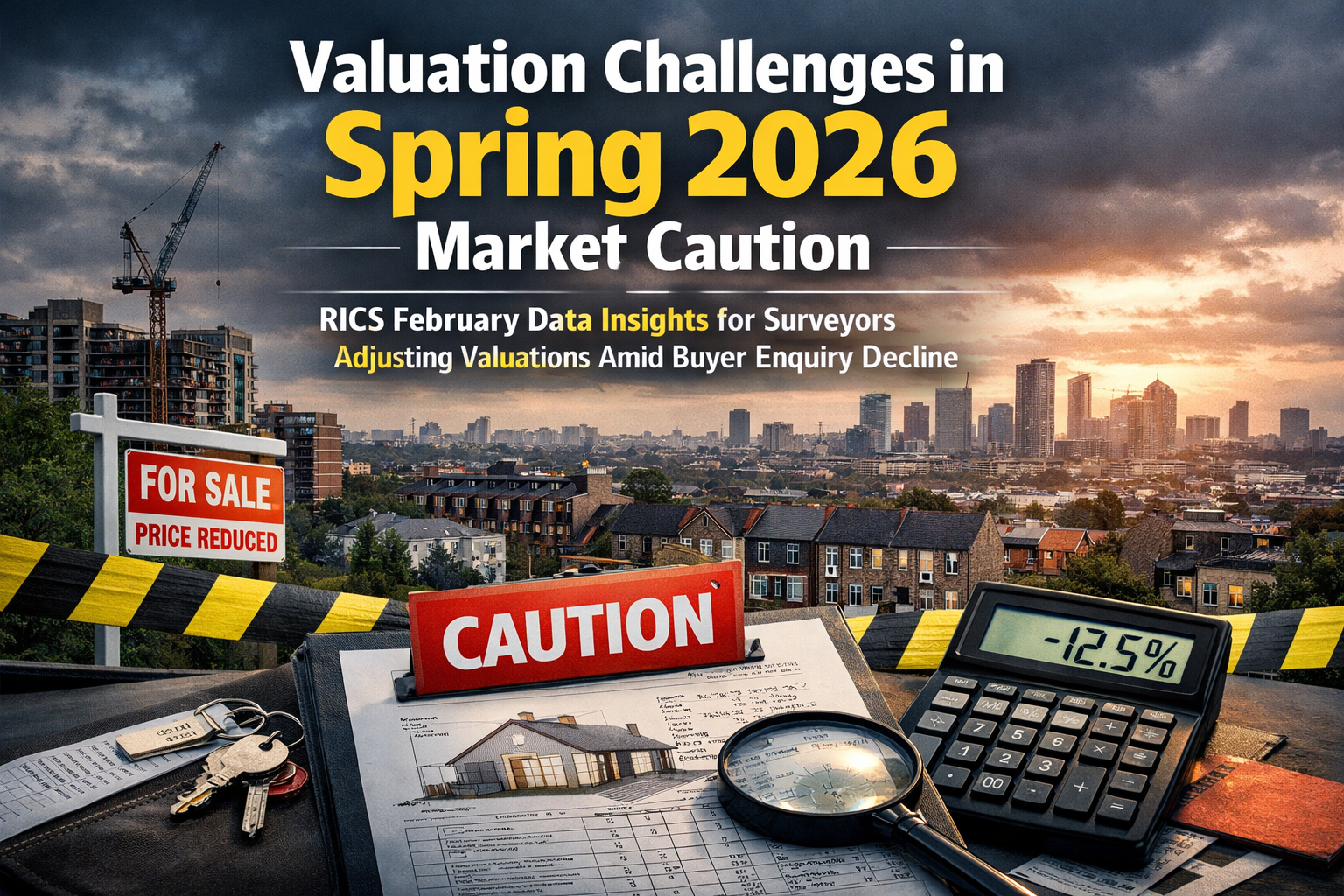 Valuation Challenges in Spring 2026 Market Caution: RICS February Data Insights for Surveyors Adjusting Valuations Amid Buyer Enquiry Decline