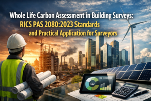Whole Life Carbon Assessment in Building Surveys: RICS PAS 2080:2023 Standards and Practical Application for Surveyors
