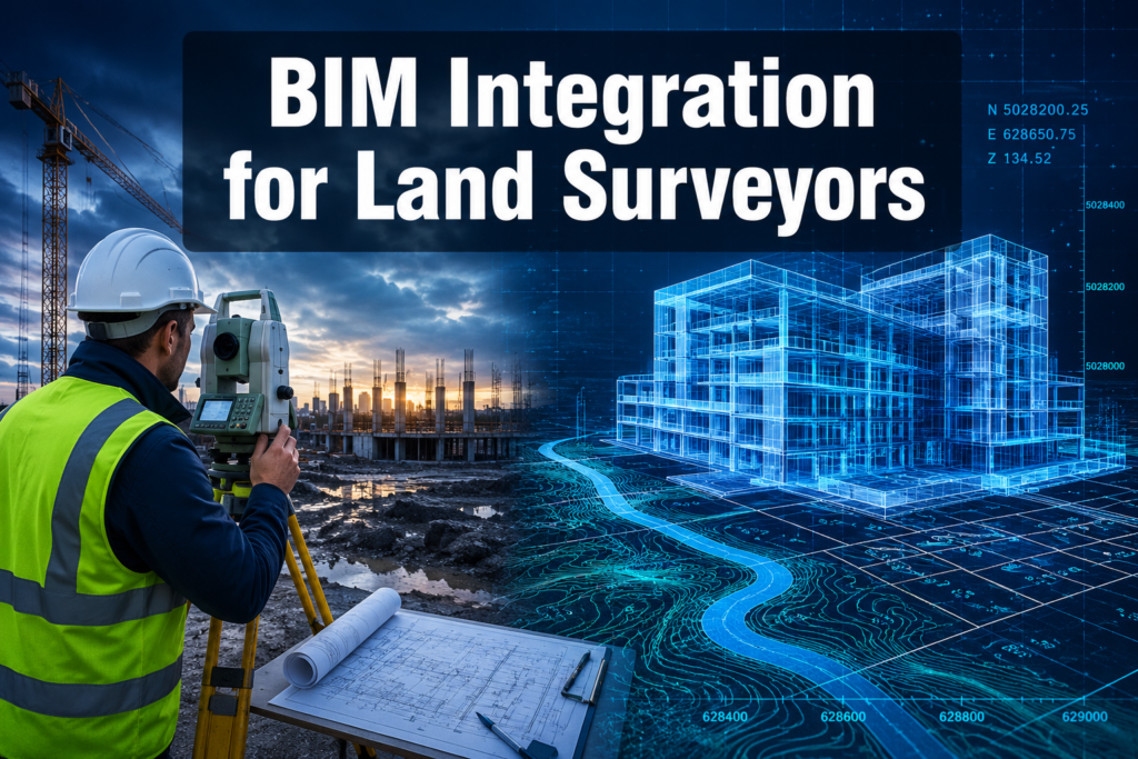 BIM Integration for Land Surveyors: Bridging Geospatial Data and Construction Planning