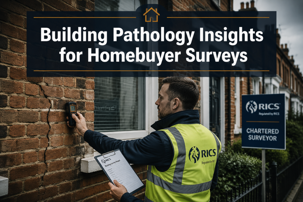 Building Pathology Insights for Homebuyer Surveys: Diagnosing Defects with 30+ Years of RICS-Regulated Expertise