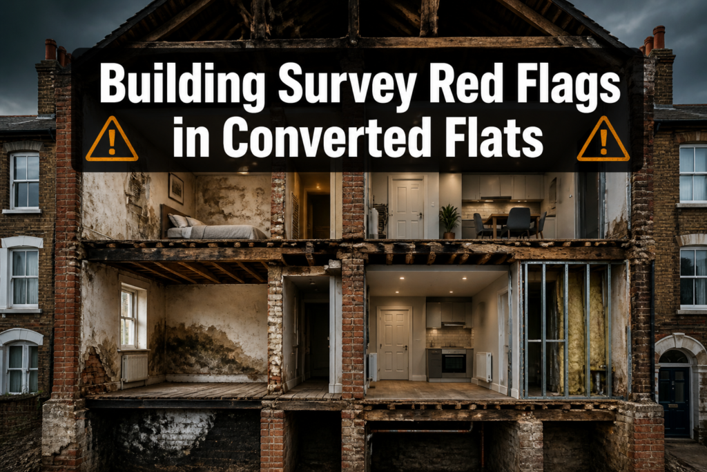 Building Survey Red Flags in Converted Flats: Non-Standard Construction Assessment Protocols for 2026
