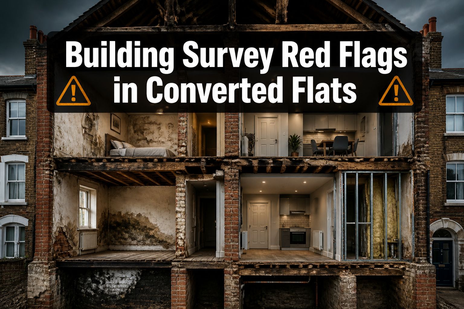 Building Survey Red Flags in Converted Flats: Non-Standard Construction Assessment Protocols for 2026