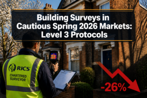 Building Surveys in Cautious Spring 2026 Markets: Level 3 Protocols to Counter -26% Buyer Enquiry Decline