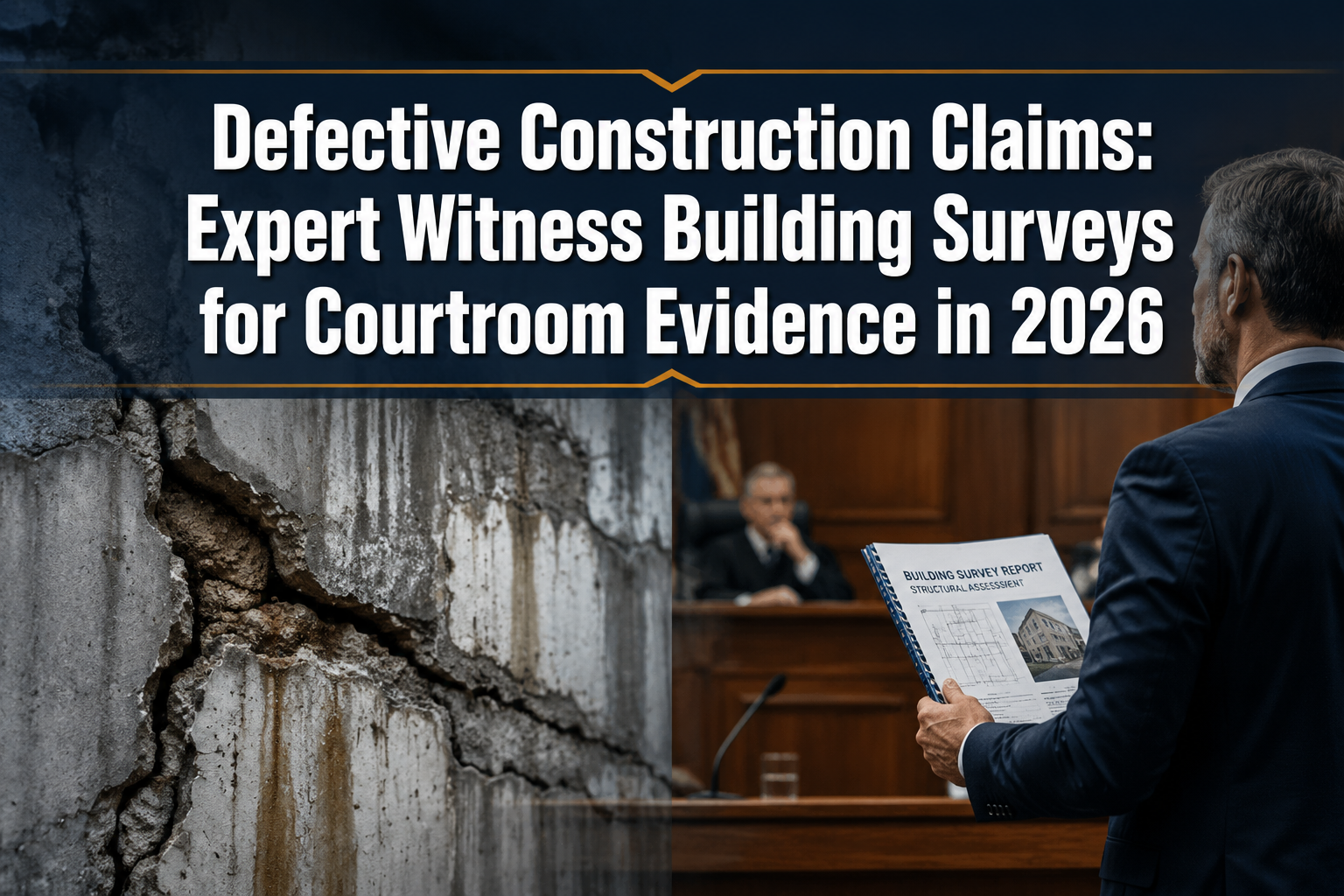 Defective Construction Claims: Expert Witness Building Surveys for Courtroom Evidence in 2026