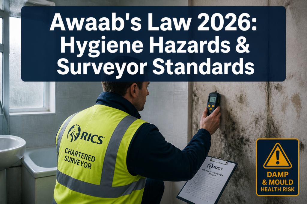 Domestic and Personal Hygiene Hazards in Building Surveys: Awaab's Law 2026 Expansion and Surveyor Standards