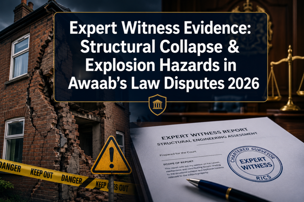 Expert Witness Evidence for Structural Collapse and Explosion Hazards in Awaab’s Law Disputes: 2026 PRS Cases