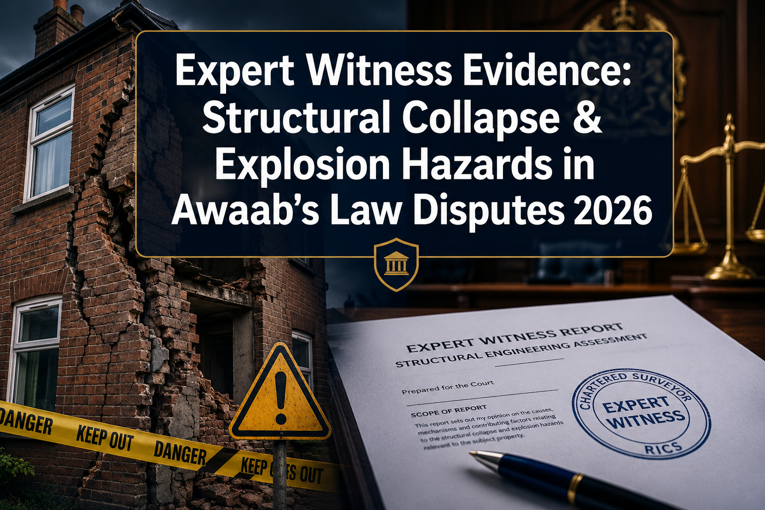 Expert Witness Evidence for Structural Collapse and Explosion Hazards in Awaab’s Law Disputes: 2026 PRS Cases