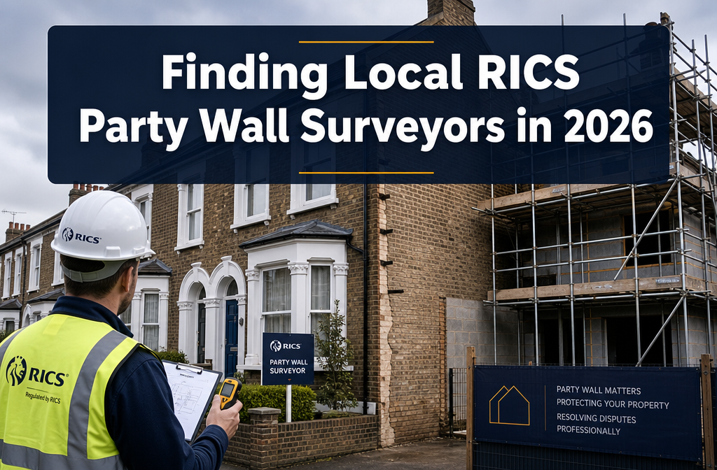 Finding Local RICS Party Wall Surveyors in 2026: Regional Directories, Reviews, and Emergency Response Tips