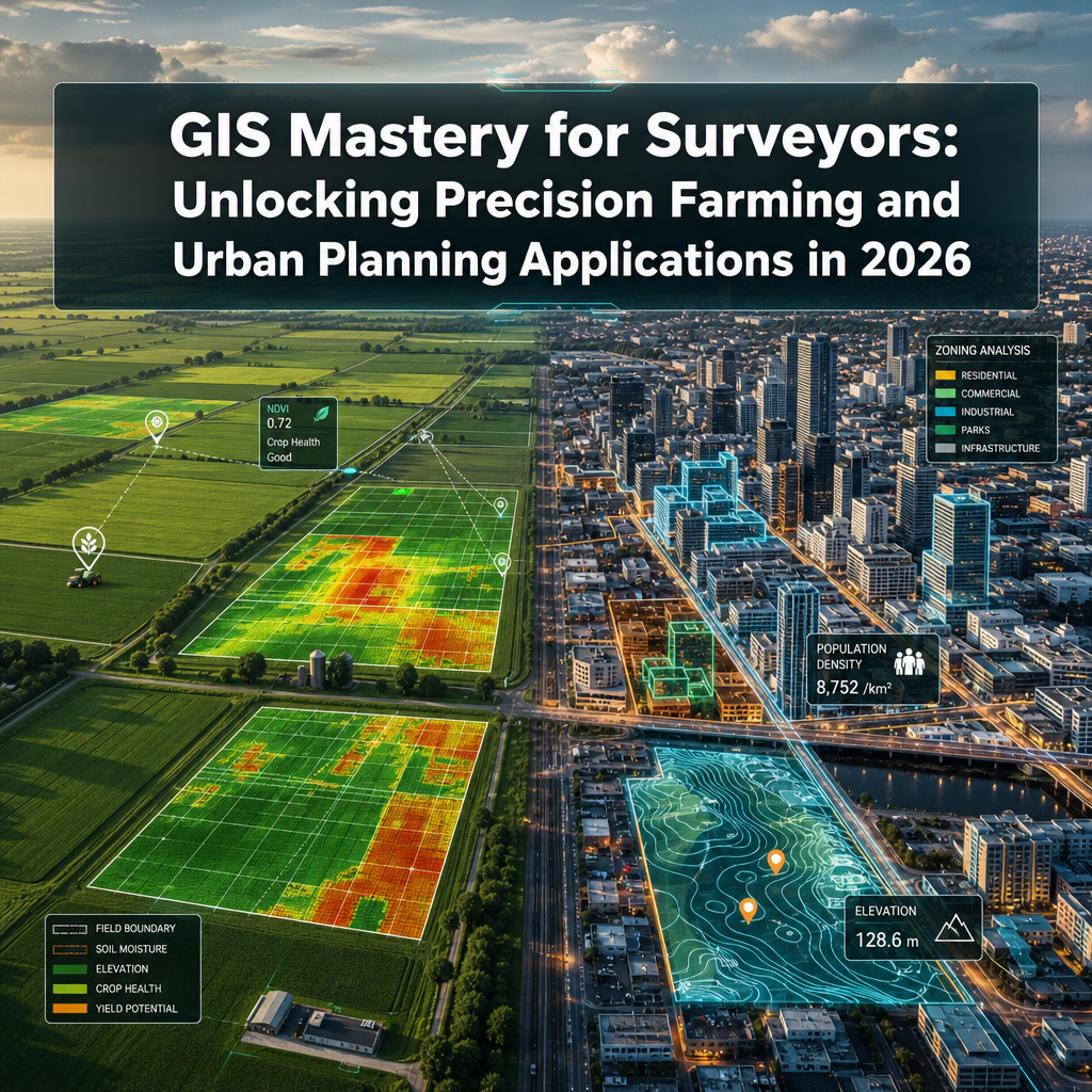 GIS Mastery for Surveyors: Unlocking Precision Farming and Urban Planning Applications in 2026