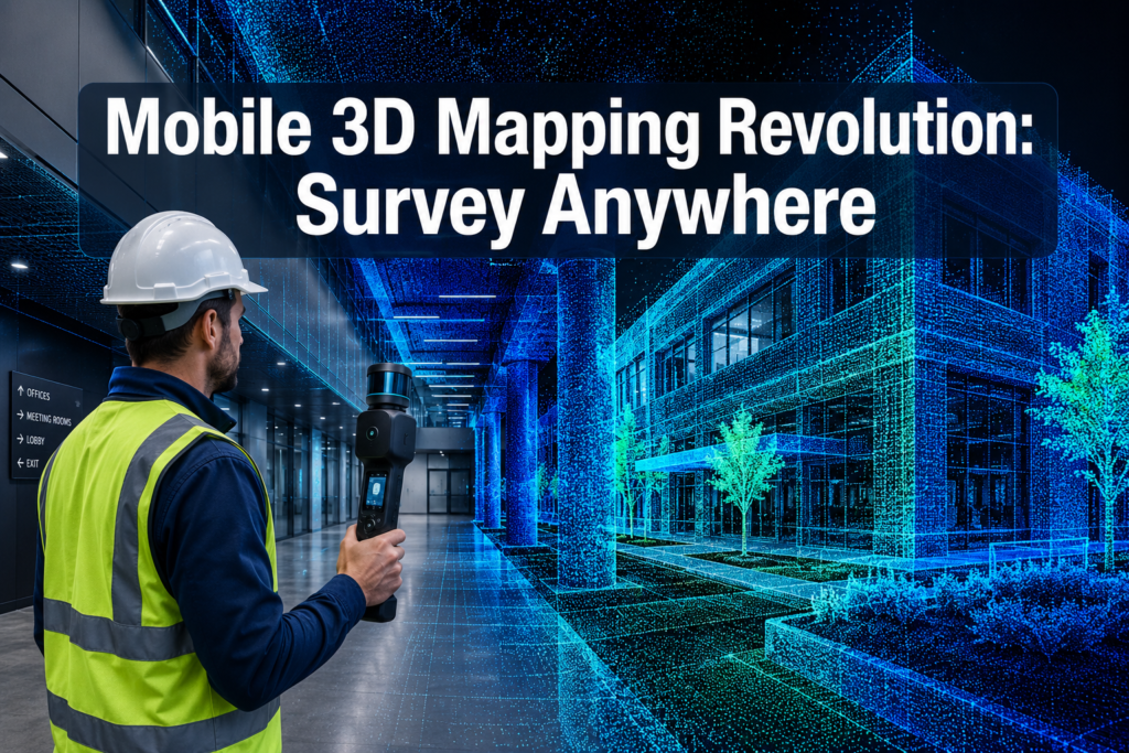Mobile 3D Mapping Revolution: Survey Anywhere with Handheld Systems for Indoor-Outdoor Property Assessments