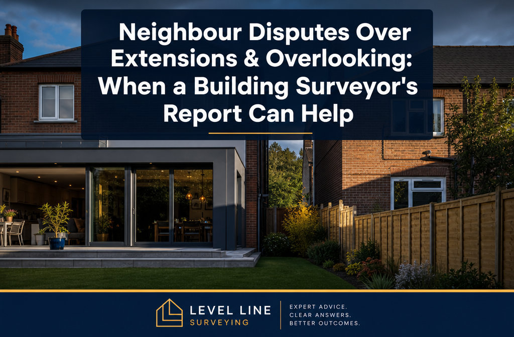 Neighbour Disputes Over Extensions and Overlooking: When a Building Surveyor’s Report Can Help Resolve Planning and Amenity Concerns