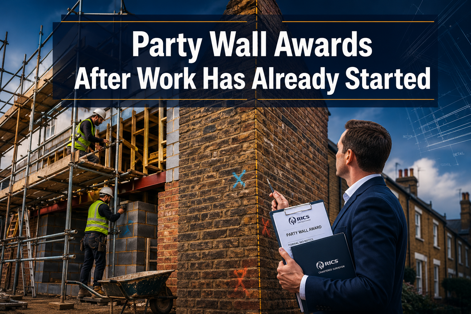 Party Wall Awards After Work Has Already Started: What Surveyors Can Still Do
