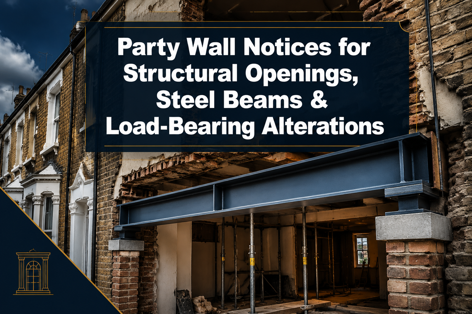 Party Wall Notices for Structural Openings, Steel Beams, and Load-Bearing Alterations
