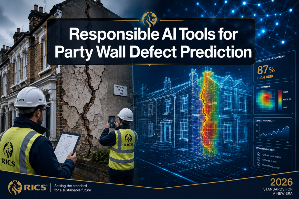 Responsible AI Tools for Party Wall Defect Prediction: RICS March 2026 Standards and Ethical Implementation