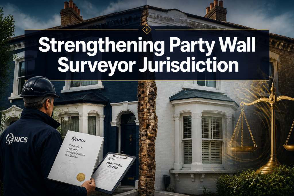 Strengthening Party Wall Surveyor Jurisdiction: Lessons from Recent Award Challenges and RICS 8th Edition Safeguards