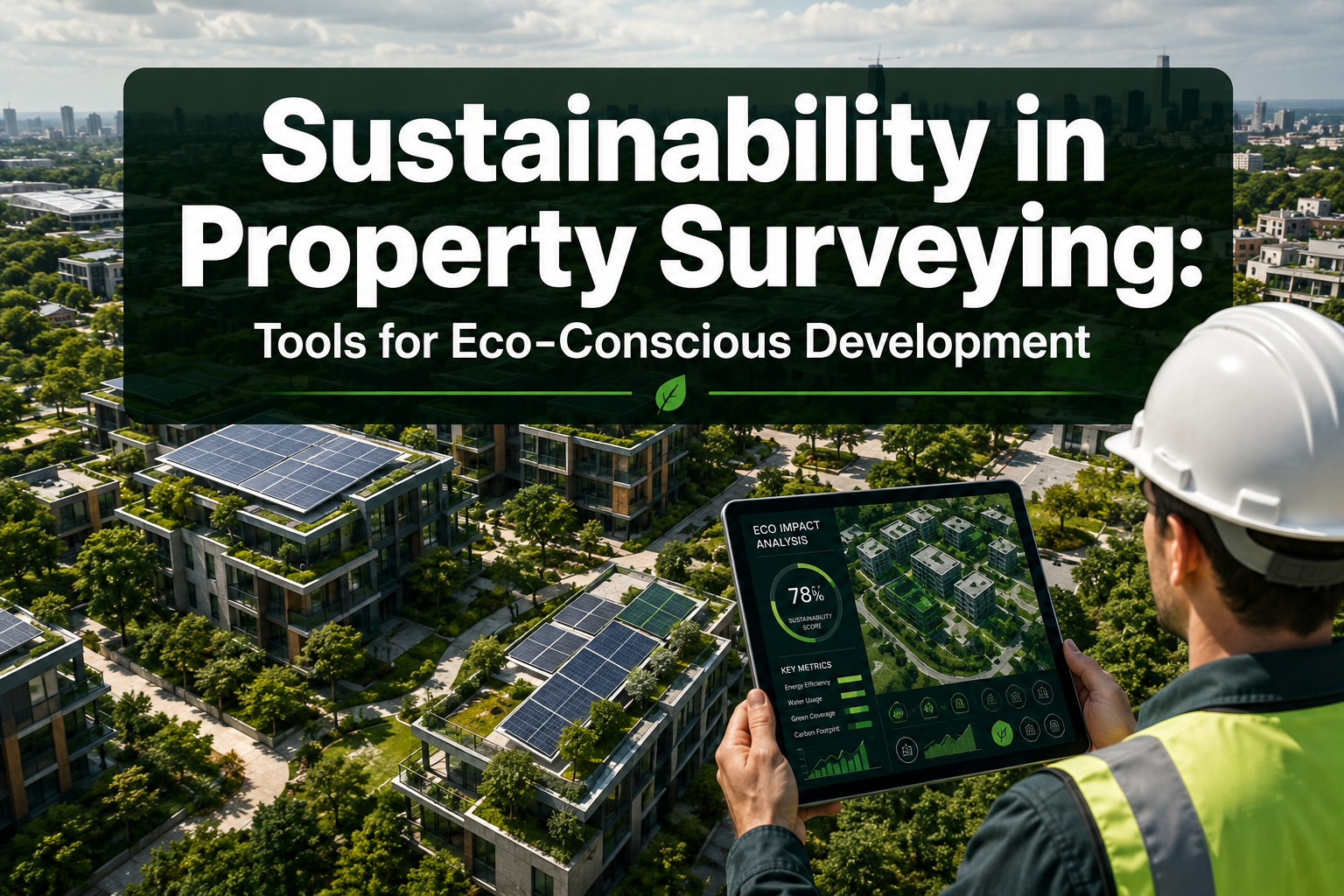 Sustainability in Property Surveying: Tools for Eco-Conscious Development
