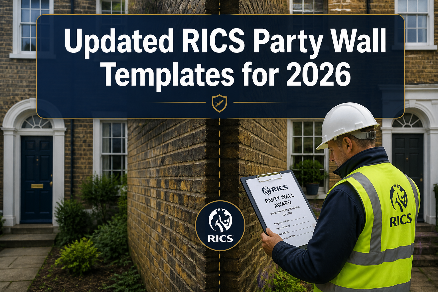 Updated RICS Party Wall Templates for 2026: Letters of Appointment, Terms, and Award Drafts from the 8th Edition Consultation