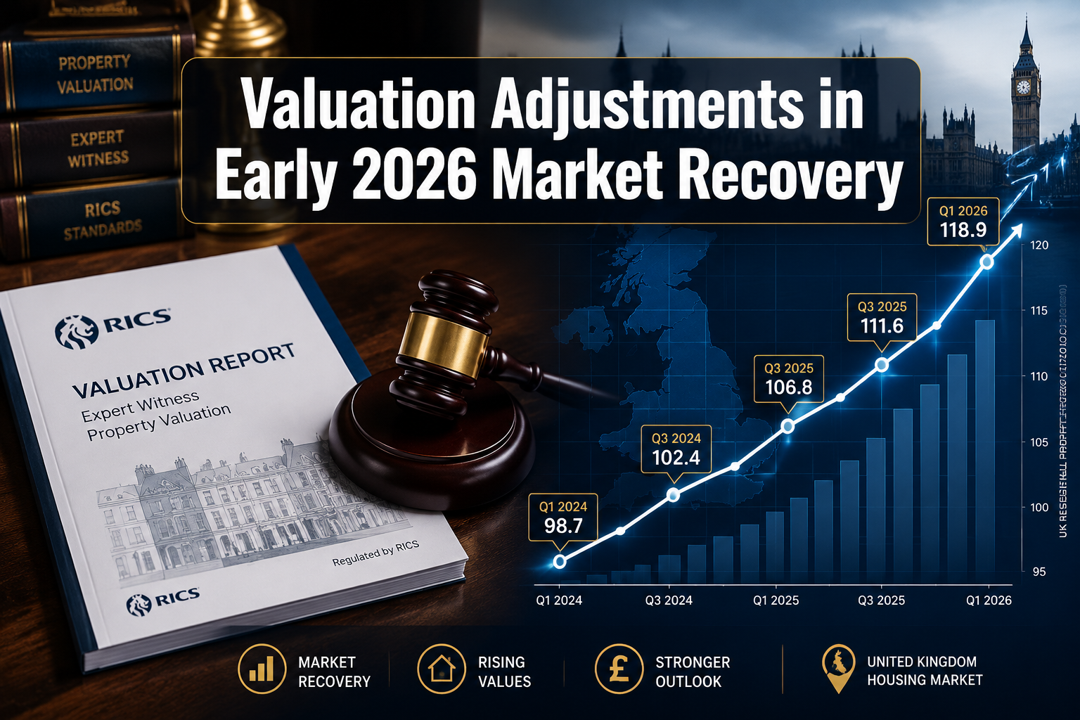 Valuation Adjustments in Early 2026 Market Recovery: RICS Survey Insights for Expert Witness Credibility