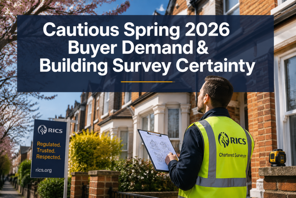 Cautious Spring 2026 Buyer Demand and Building Survey Certainty: Protocols for Mandatory Condition Assessments