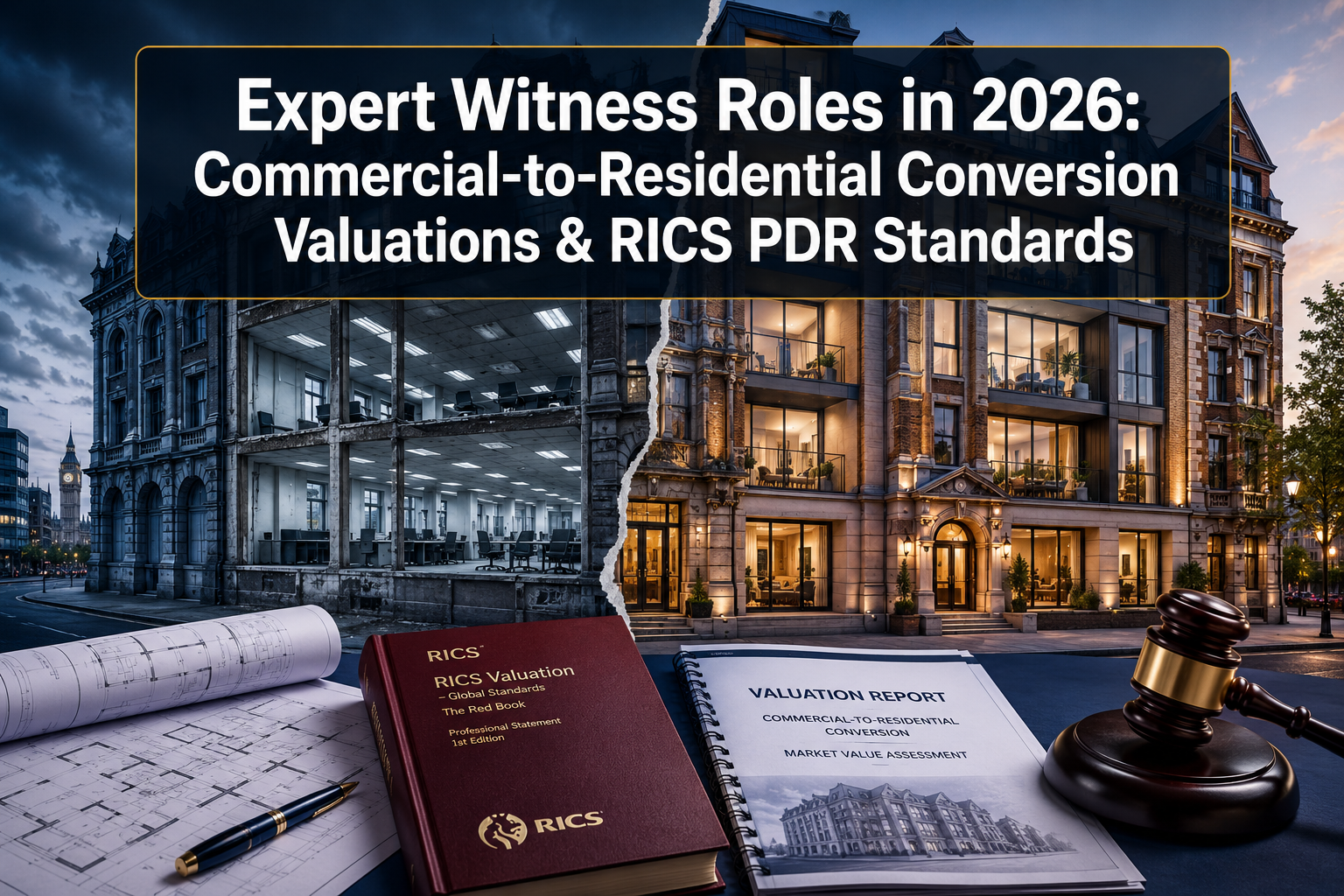 Expert Witness Roles in 2026 Commercial-to-Residential Conversion Valuations: RICS Standards for PDR Expansions
