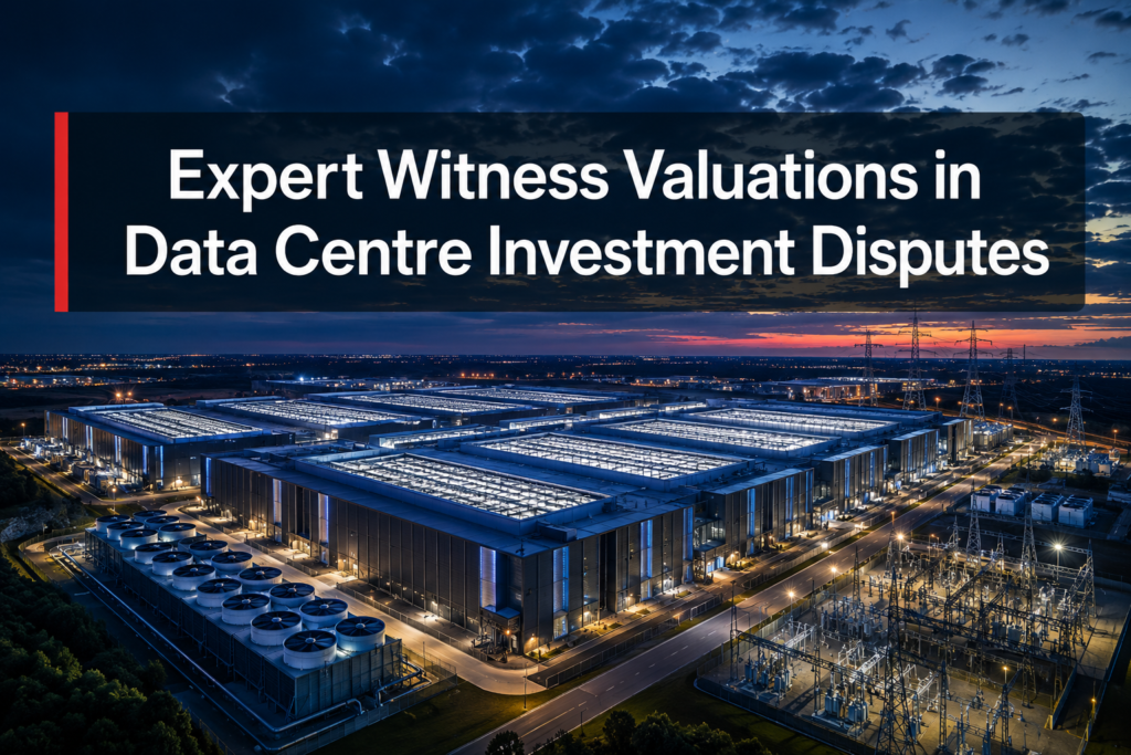 Expert Witness Valuations in Data Centre Investment Disputes: 2026 Market Evidence and RICS Standards