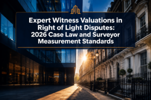 Expert Witness Valuations in Right of Light Disputes: 2026 Case Law and Surveyor Measurement Standards
