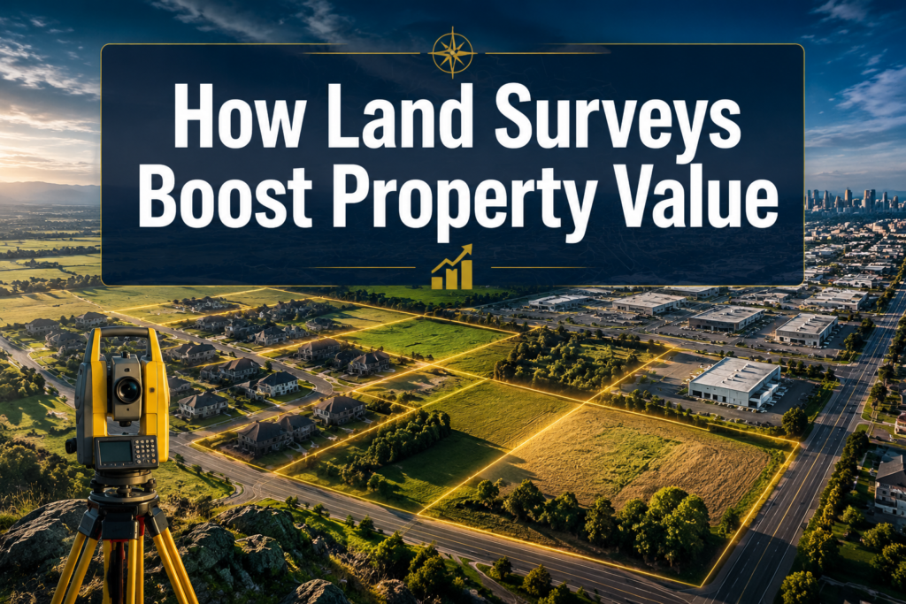 How Land Surveys Boost Property Value: Boundaries, Development Potential, and Market Edge