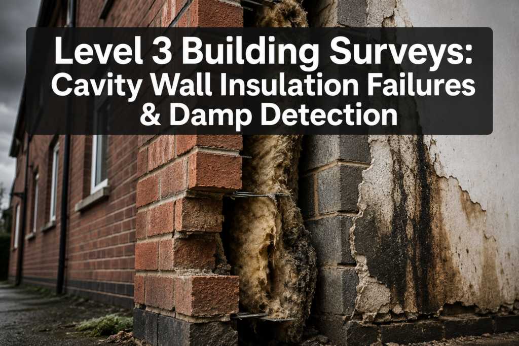 Level 3 Building Surveys for Cavity Wall Insulation Failures: Detecting Damp in 1980s-1990s Housing Stock