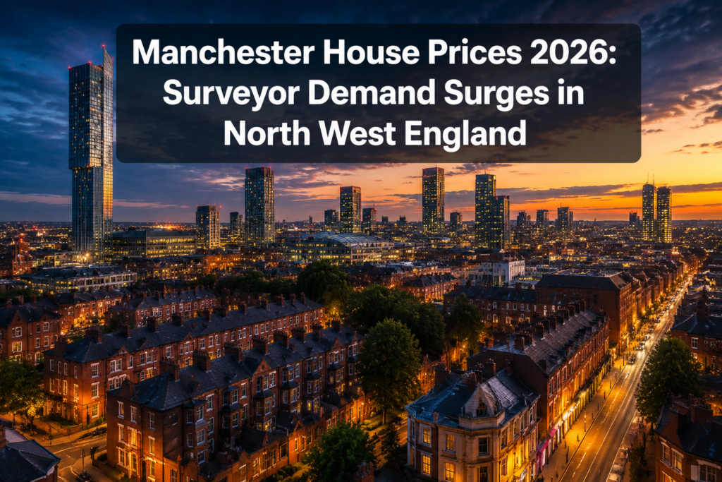 Manchester House Prices 2026: Surveyor Demand Rises Across North West England