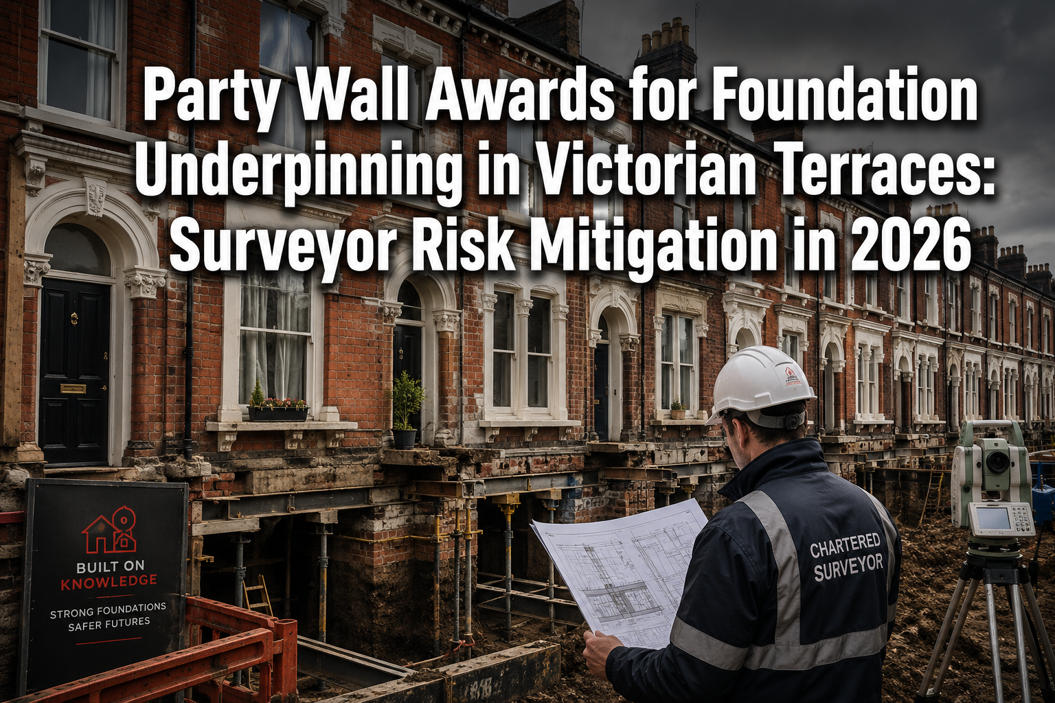 Party Wall Awards for Foundation Underpinning in Victorian Terraces: Surveyor Risk Mitigation in 2026