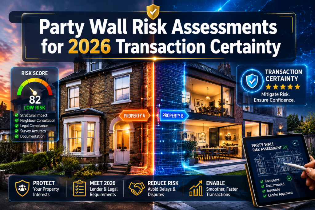 Party Wall Risk Assessments for 2026 Transaction Certainty: Enhancing Deals with Greater Data-Driven Clarity