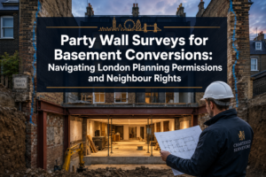 Party Wall Surveys for Basement Conversions: Navigating 2026 London Planning Permissions and Neighbour Rights