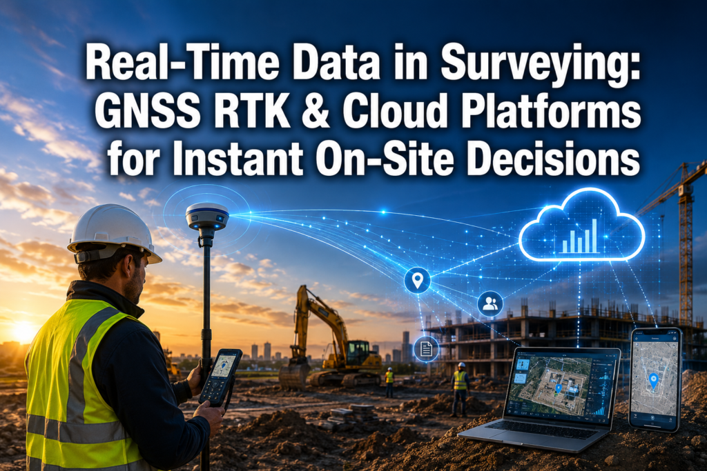 Real-Time Data in Surveying: Harnessing GNSS RTK and Cloud Platforms for Instant On-Site Decisions