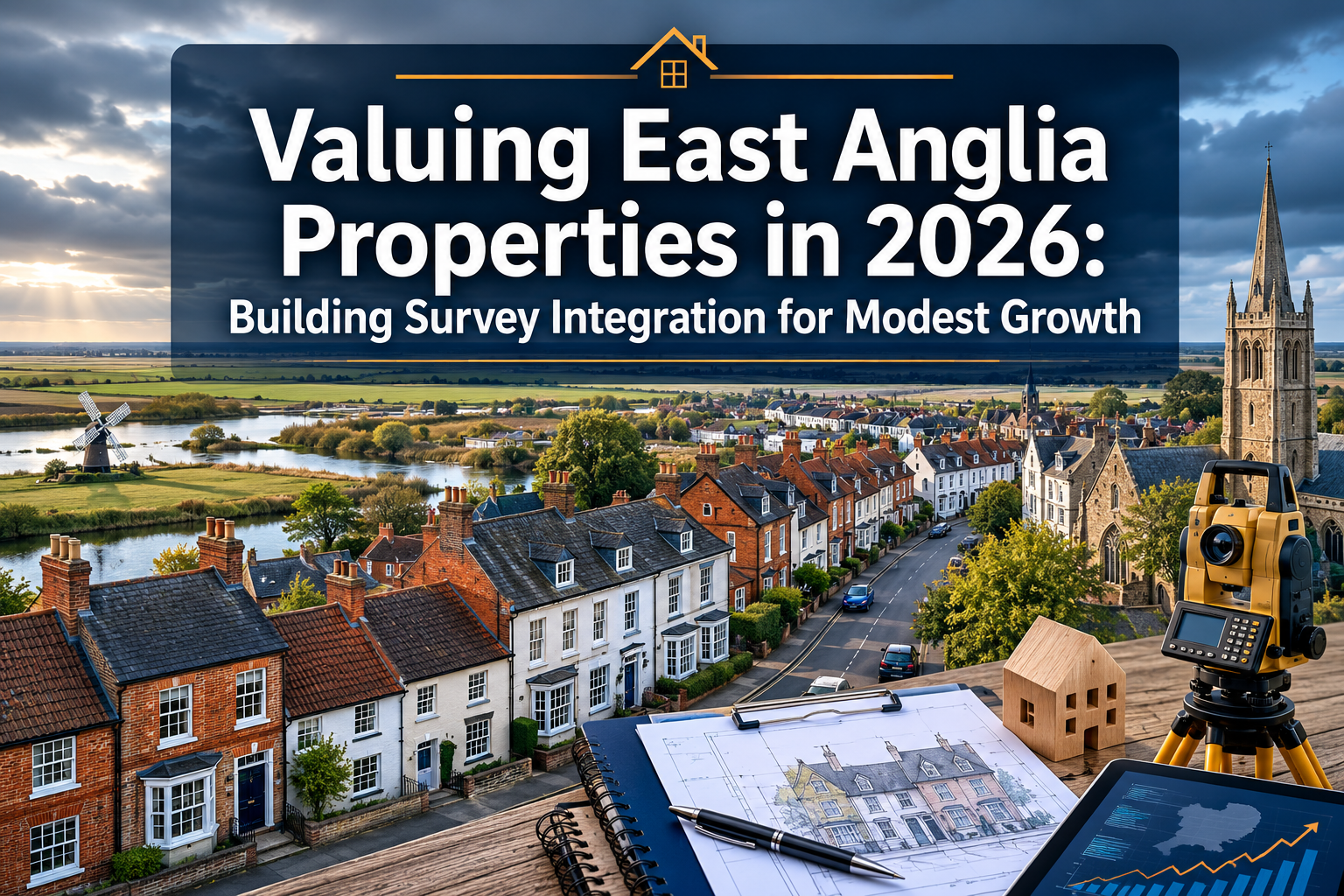 Valuing East Anglia Properties in 2026 Lagging Recovery: Building Survey Integration for Modest Growth