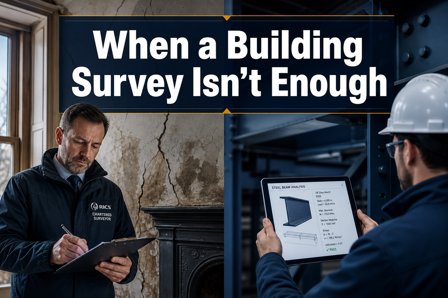 When a Building Survey Isn’t Enough: Instructing a Specialist Structural Engineer, Damp Consultant, or M&E Expert