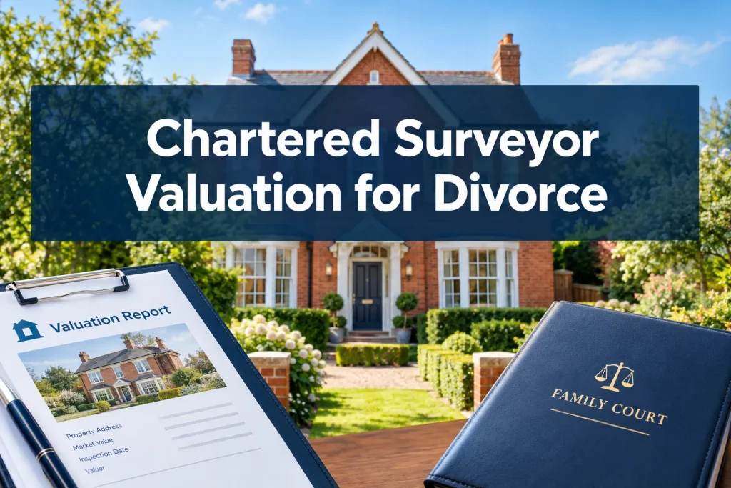 Chartered Surveyor Valuation for Divorce: What Evidence the Report Must Address