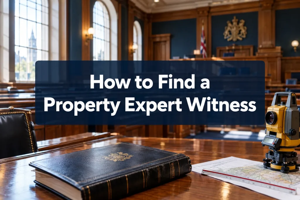 How to Find a Property Expert Witness for Court: Instruction Letter, CV Checks and Conflicts